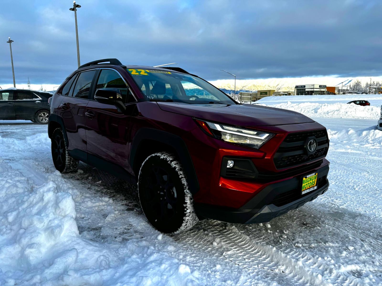 2022 Red /Black Toyota RAV4 (2T3S1RFV1NW) , located at 1960 Industrial Drive, Wasilla, 99654, (907) 376-5555, 61.573475, -149.400146 - Photo #7